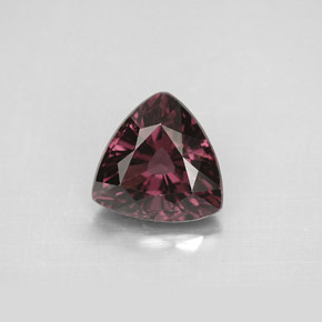 2.46캐럿 천연 딥 퍼플 스피넬, 트릴리언, 8.5×8.4 mm, VS-SI