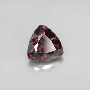2.46캐럿 천연 딥 퍼플 스피넬, 트릴리언, 8.5×8.4 mm, VS-SI