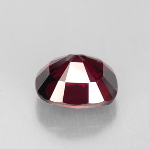 1.99캐럿 천연 딥 레드 스피넬, 쿠션 컷, 7.8×6.8 mm, VS