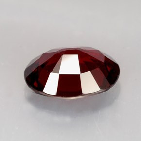 2.11캐럿 천연 딥 레드 스피넬, 타원형 컷, 9.2×7.4 mm, VS