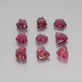 캐럿 천연 로즈 레드 스피넬 보석, 멋진 모양, 7.6×7 mm, 투명한