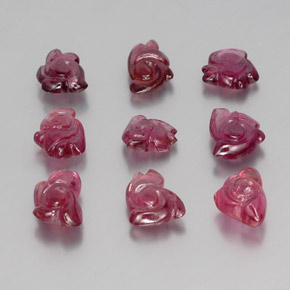 캐럿 천연 로즈 레드 스피넬 보석, 멋진 모양, 7.6×7 mm, 투명한