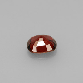 0.76캐럿 천연 딥 레드 스피넬, 쿠션 컷, 6.1×5 mm, VS