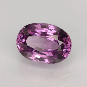 2.12캐럿 천연 핑크빛 퍼플 스피넬, 타원형 컷, 8.8×6.3 mm, VVS-VS