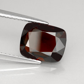 2.83캐럿 천연 딥 오렌지 레드 스피넬, 쿠션 컷, 9.4×7.6 mm, VVS