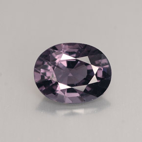 1.98캐럿 천연 딥 바이올렛 스피넬, 타원형 컷, 9×7 mm, VVS