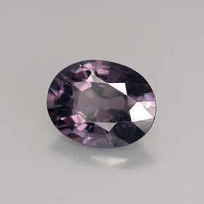 1.98캐럿 천연 딥 바이올렛 스피넬, 타원형 컷, 9×7 mm, VVS
