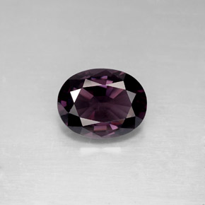 2.32캐럿 천연 딥 바이올렛 스피넬, 타원형 컷, 9.3×7.3 mm, VVS-VS
