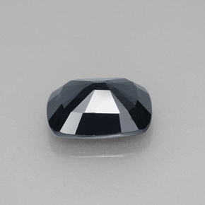 2.85캐럿 천연 다크 그레이 바이올렛 스피넬, 쿠션 컷, 9.8×7.4 mm, VVS