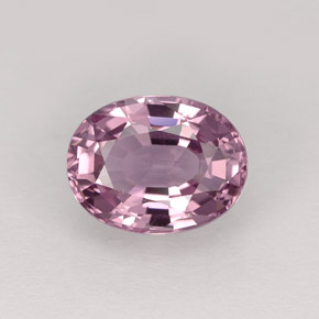 1.71캐럿 천연 보랏빛 핑크 스피넬, 타원형 컷, 8.1×6.2 mm, VVS