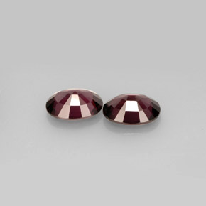 캐럿 천연 딥 퍼플 스피넬 보석, 타원형 컷, 8.1×6.1 mm, VVS-VS