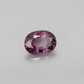 1.44캐럿 천연 핑크빛 퍼플 스피넬, 타원형 컷, 8.1×6.2 mm, VS
