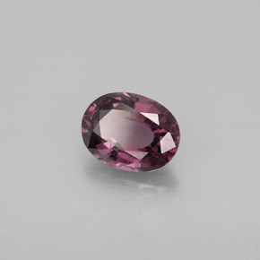 1.51캐럿 천연 핑크빛 퍼플 스피넬, 타원형 컷, 8.2×6.2 mm, VVS-VS