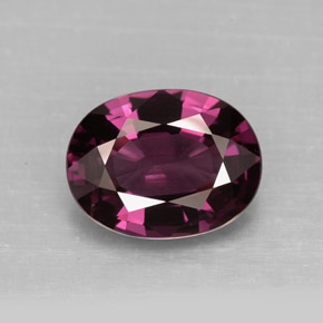 3.10캐럿 천연 핑크빛 퍼플 스피넬, 타원형 컷, 10.8×8.3 mm, VS
