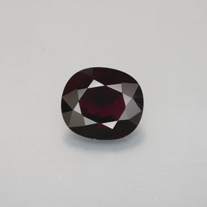 1.95캐럿 천연 딥 퍼플 스피넬, 쿠션 컷, 8.4×7.5 mm, VVS-VS