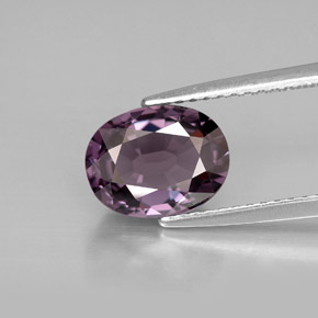 1.97캐럿 천연 바이올렛 스피넬, 타원형 컷, 9×7 mm, VVS