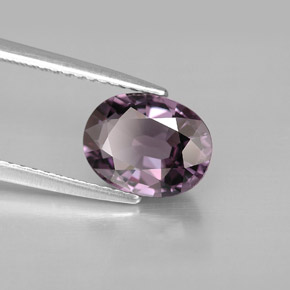 1.97캐럿 천연 바이올렛 스피넬, 타원형 컷, 9×7 mm, VVS