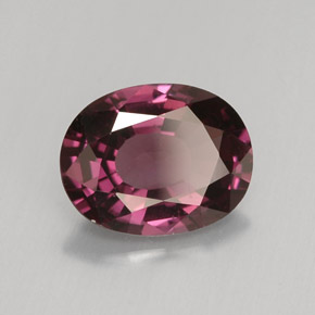 1.81캐럿 천연 보랏빛 핑크 스피넬, 타원형 컷, 9×7 mm, VS