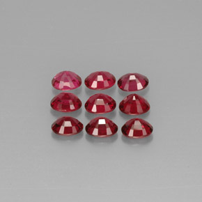 캐럿 천연 핑크 레드 스피넬 보석, 타원형 컷, 5.2×4.2 mm, VS