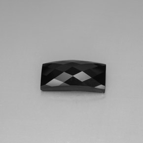 14.35캐럿 천연 검정색 스피넬, 바게트, 19.5×9.9 mm, 불투명체