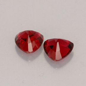 캐럿 천연 딥 레드 스피넬 보석, 트릴리언, 5×5 mm, VS