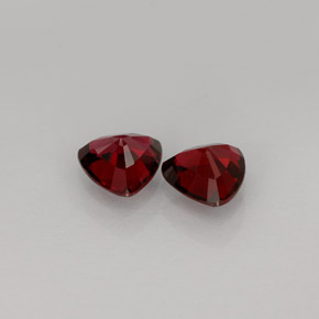 캐럿 천연 딥 레드 스피넬 보석, 트릴리언, 5.1×5.1 mm, VS