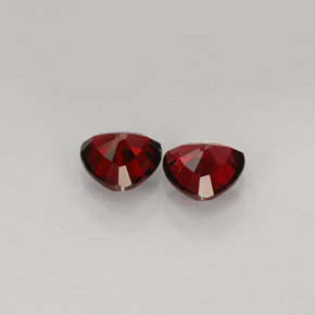 캐럿 천연 딥 레드 스피넬 보석, 트릴리언, 5.1×5 mm, VS