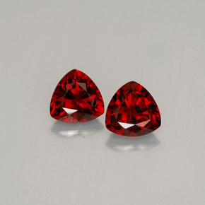캐럿 천연 레드 스피넬 보석, 트릴리언, 5.1×5 mm, VS