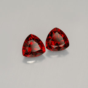 캐럿 천연 레드 스피넬 보석, 트릴리언, 5.1×5 mm, VS