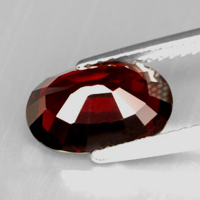 3.03캐럿 천연 딥 레드 스피넬, 타원형 컷, 10.7×7.3 mm, VVS-VS