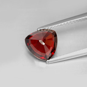 2.29캐럿 천연 딥 레드 스피넬, 트릴리언, 8.4×8.5 mm, VS
