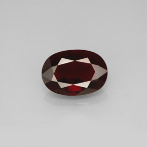 2.78캐럿 천연 딥 레드 스피넬, 타원형 컷, 10.5×7.4 mm, VS