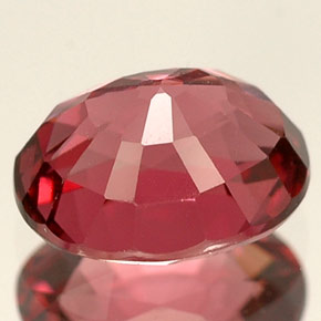 1.45캐럿 천연 레드 핑크 스피넬, 타원형 컷, 7.3×5.7 mm, VVS