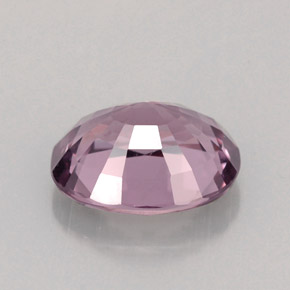 2.84캐럿 천연 퍼플 로즈 스피넬, 타원형 컷, 9.6×7.8 mm, VVS