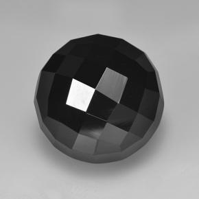 8.89캐럿 천연 검정색 스피넬, 라운드 컷, 11.82 mm, 불투명체