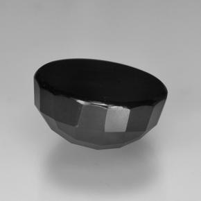 8.89캐럿 천연 검정색 스피넬, 라운드 컷, 11.82 mm, 불투명체