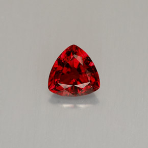 0.53캐럿 천연 레드 스피넬, 트릴리언, 5.2×5.1 mm, VS