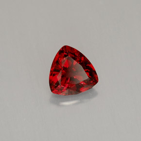 0.53캐럿 천연 레드 스피넬, 트릴리언, 5.2×5.1 mm, VS