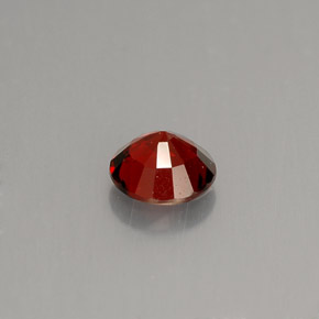 0.56캐럿 천연 딥 레드 스피넬, 라운드 컷, 5.04 mm, VS