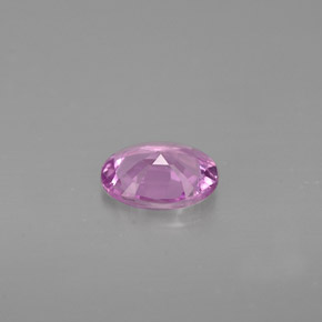 0.70캐럿 천연 핑크빛 바이올렛 스피넬, 타원형 컷, 6.5×4.9 mm, VS