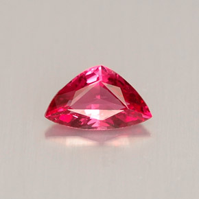 0.44캐럿 천연 핑크 레드 스피넬, 트릴리언, 6.8×4.1 mm, VVS-VS