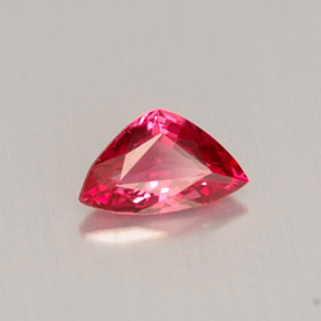 0.44캐럿 천연 핑크 레드 스피넬, 트릴리언, 6.8×4.1 mm, VVS-VS