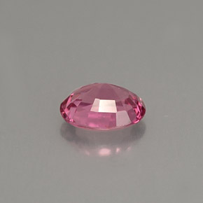 0.84캐럿 천연 보랏빛 핑크 스피넬, 타원형 컷, 6.4×5.2 mm, VVS