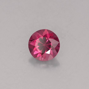 0.38캐럿 천연 핑크빛 퍼플 스피넬, 라운드 컷, 4.36 mm, VVS-VS