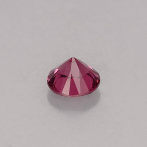 0.38캐럿 천연 핑크빛 퍼플 스피넬, 라운드 컷, 4.36 mm, VVS-VS
