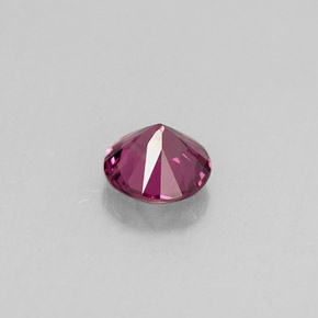 0.36캐럿 천연 핑크빛 퍼플 스피넬, 라운드 컷, 4.27 mm, VS