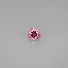0.39캐럿 천연 핑크 스피넬, 라운드 컷, 4.48 mm, VVS