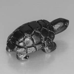 23.03캐럿 천연 검정색 스피넬, 멋진 모양, 25.6×14 mm, 불투명체