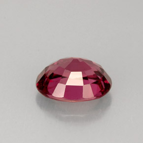 1.40캐럿 천연 핑크빛 퍼플 스피넬, 타원형 컷, 7.6×6.1 mm, VS