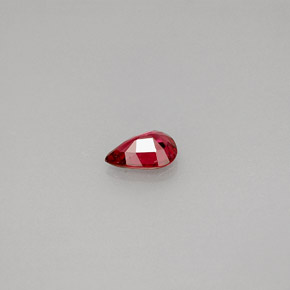 0.38캐럿 천연 레드 스피넬, 배 모양, 5.8×4.1 mm, VS
